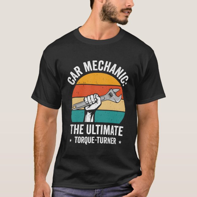 Car Mechanic Auto Engine Repair gift T-Shirt (Front)
