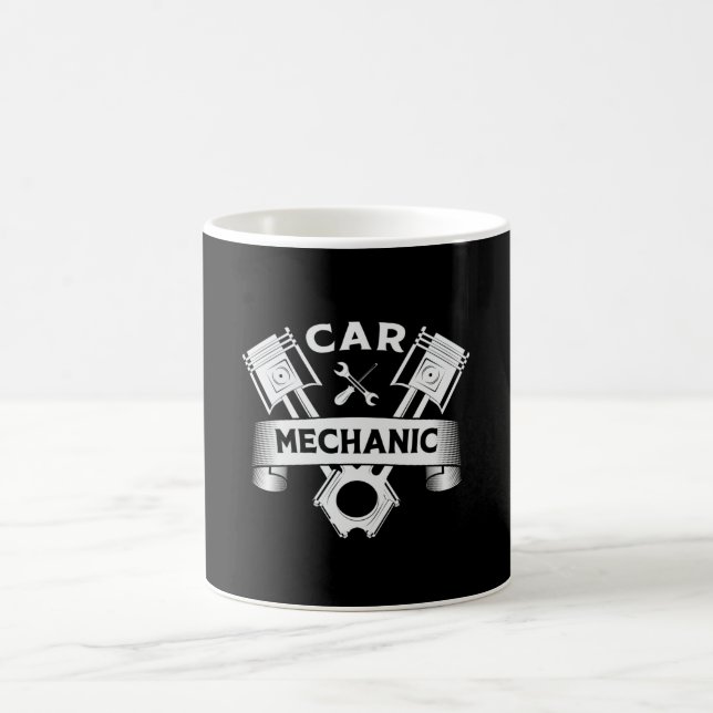 Car Mechanic Engine Mechanics Car Funny Gift Idea Coffee Mug (Center)