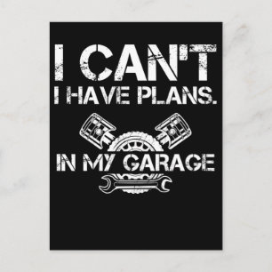 Car Mechanic Garage automotive Tuning Fan Postcard