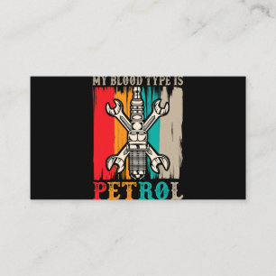 Car Mechanic Humour Petrol Drag Racing Business Card