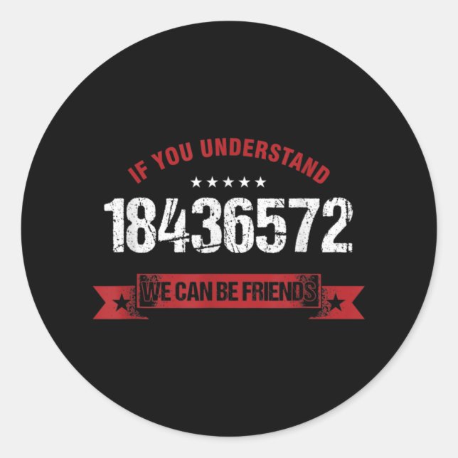 Car Mechanic If You Understand 18436572 Mechanical Classic Round Sticker (Front)