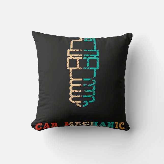 Car Mechanic Ignite | Mechanic Blanket Cushion (Front)