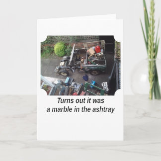 car mechanic joke card