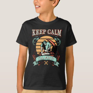 Car Mechanic Mechanics Keep Calm Funny Gift Idea T-Shirt