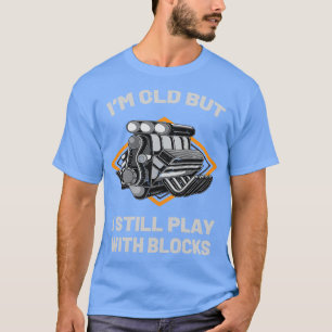 Car Mechanic Racing Engine Block Men T-Shirt