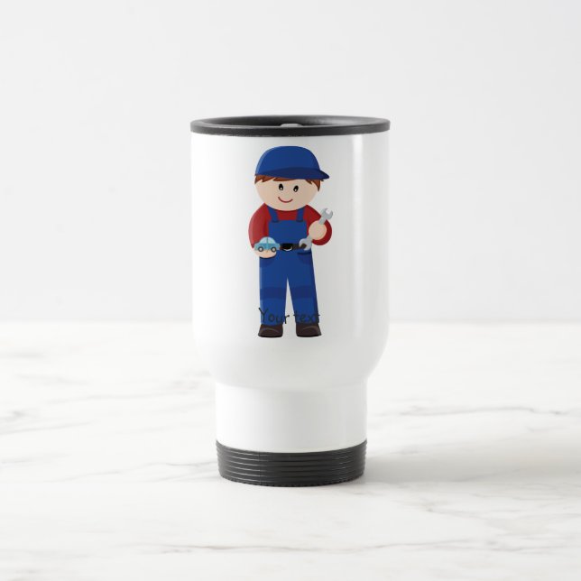 Car mechanic travel mug (Center)