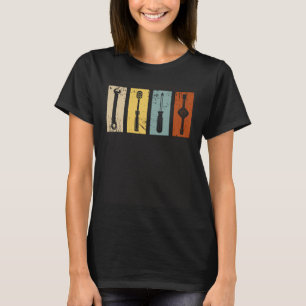 Car Mechanic Typical Tools Retro Craftsman T-Shirt