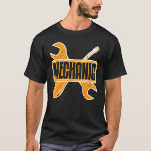 Car Mechanic Wrench And Screwdriver Car Enthusiast T-Shirt