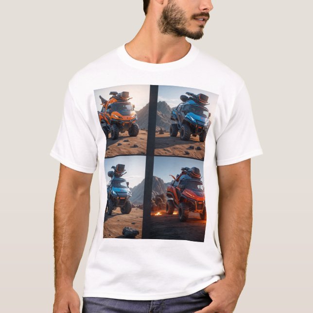 (Car) Men's Basic T-Shirt (Front)