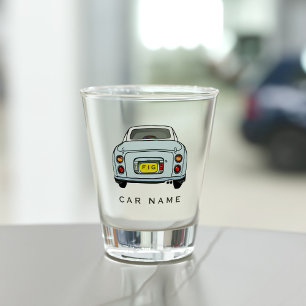 Car Name Blue Figaro Figarations Shot Glass