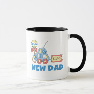 Car New Dad It's a Boy T-shirts and Gifts Mug