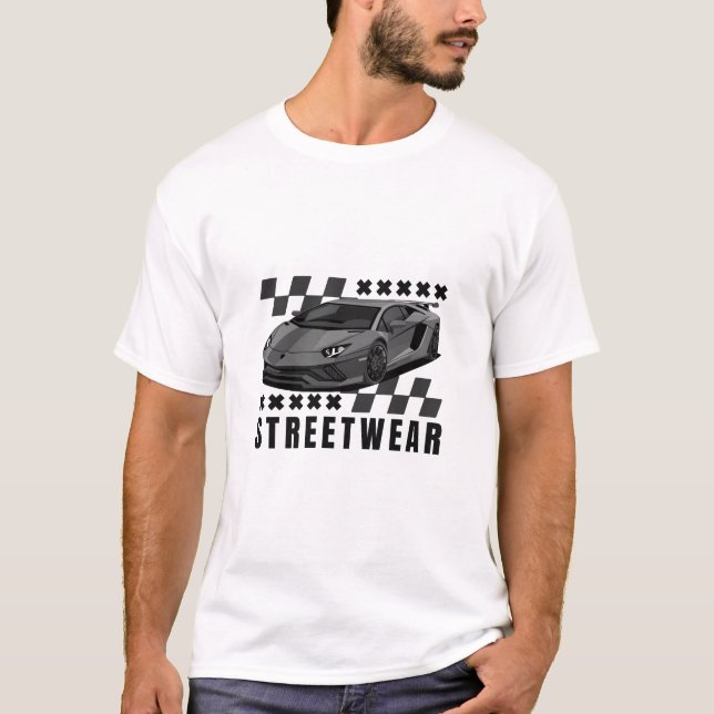 Car Night Racer T-Shirt (Front)