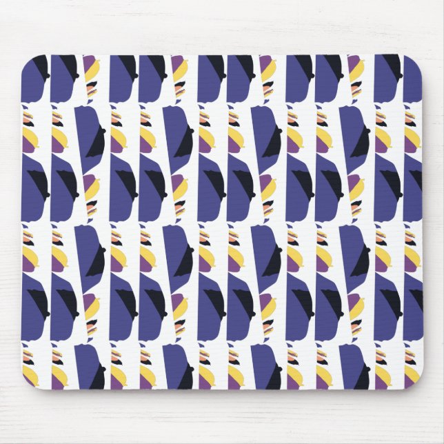 Car Night Shades Pixelat by Masanser Mouse Mat (Front)