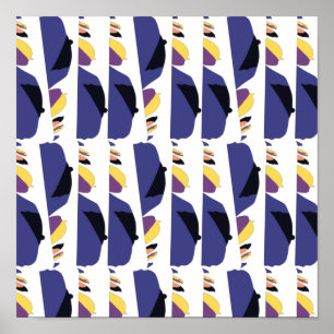 Car Night Shades Pixelat by Masanser Poster