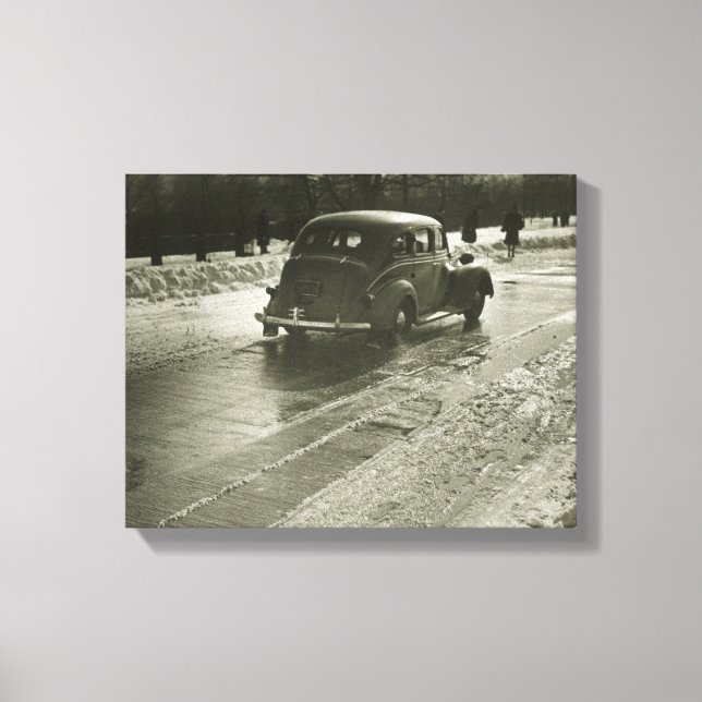 Car on the Road Canvas Print (Front)
