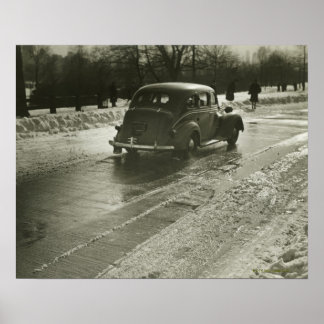 Car on the Road Poster