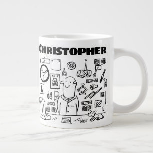 Car Parts and Car Accessories Seller Large Coffee Mug