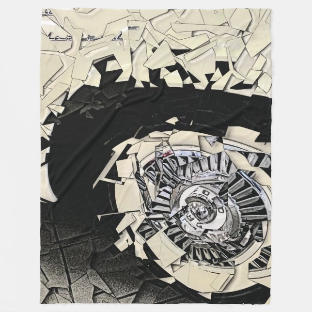 Car Parts Fleece Blanket (Front)