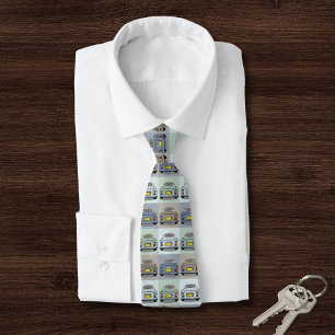 Car Pattern Figarations Season of Figaro Neck TIe