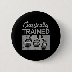 Car Pedals Classically Trained Manual Transmission 6 Cm Round Badge