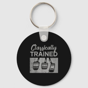 Car pedals classically trained manual transmission key ring