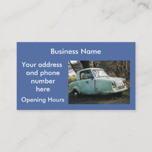 Car Personalised Business Card