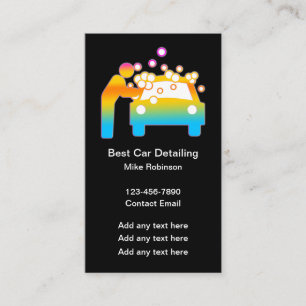 Car Professional Detailing Services Business Card