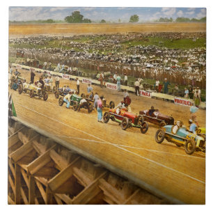 Car Race - Life in the fast lane 1925 Tile