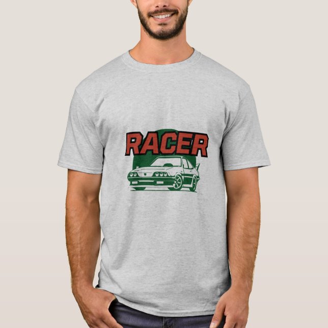 car Racer men t shirt (Front)