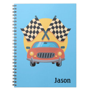 Car Racing Auto Themed Notebook