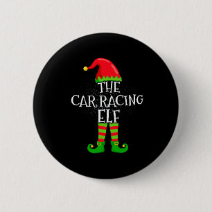 Car Racing Elf Family Matching Christmas Group 6 Cm Round Badge