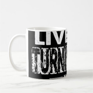 Car Racing Quotes Speedway Race Gear Live Life Tur Coffee Mug