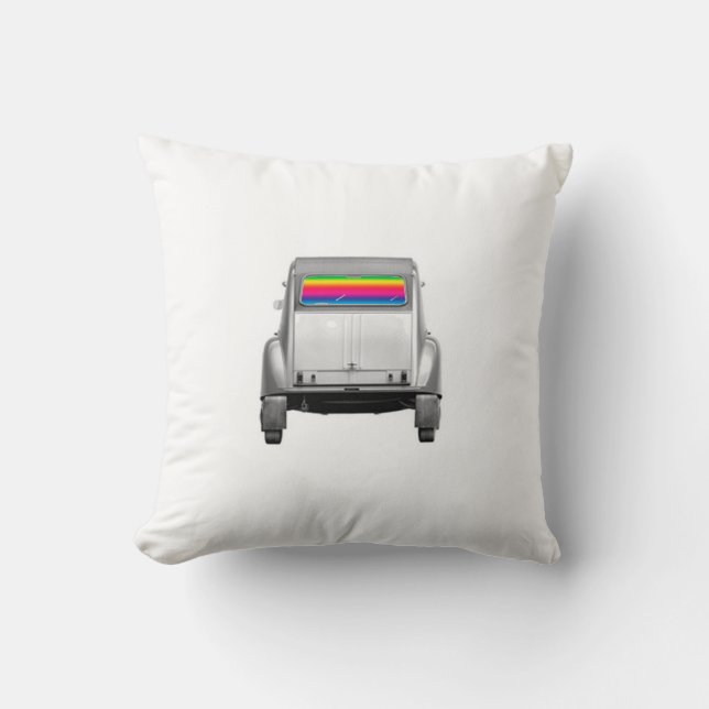 Car + rainbow cushion (Front)