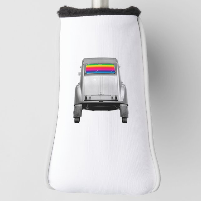 Car + rainbow golf head cover (Rotate 90)