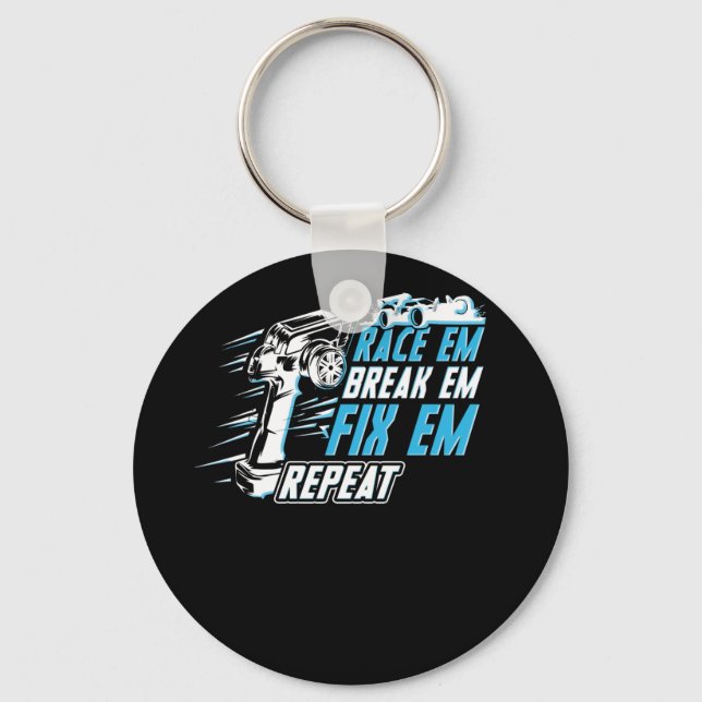 Car Remote Control Racing Key Ring (Front)