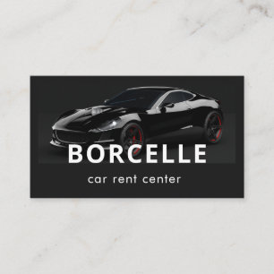 Car Rental And Driver Service   Luxury  Business Card