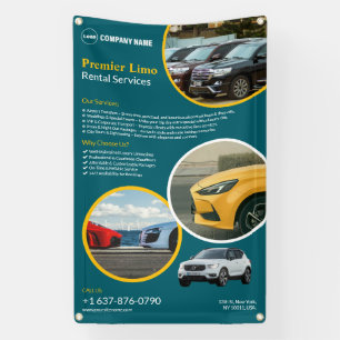 Car Rental Services Custom Banner