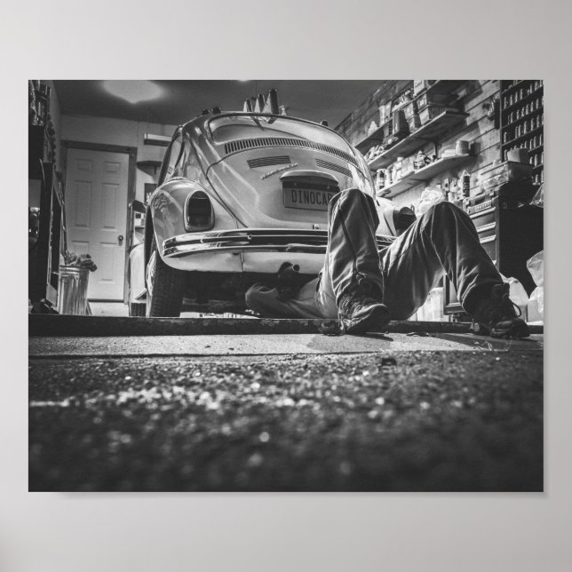 Car Repair Mechanic Poster (Front)