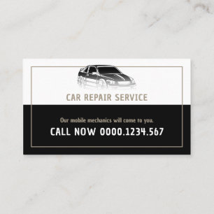 Car Repair Services   Professional Business Card