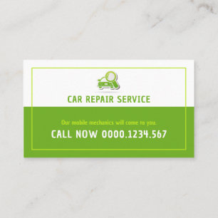 Car Repair Services   Professional Business Card