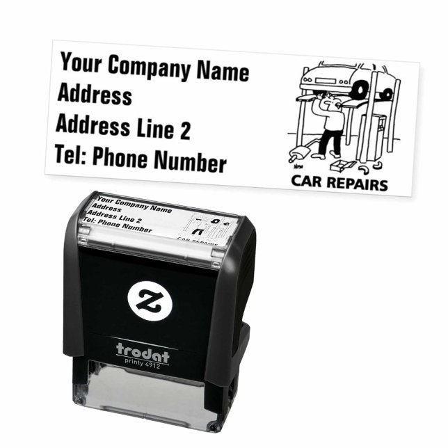 Car Repairs & Servicing Self-inking Stamp (Creator Uploaded)