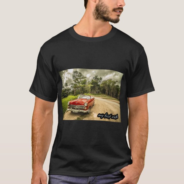 Car, rider t shirt  (Front)