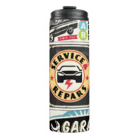 Car service and repair retro signs collection. Vin