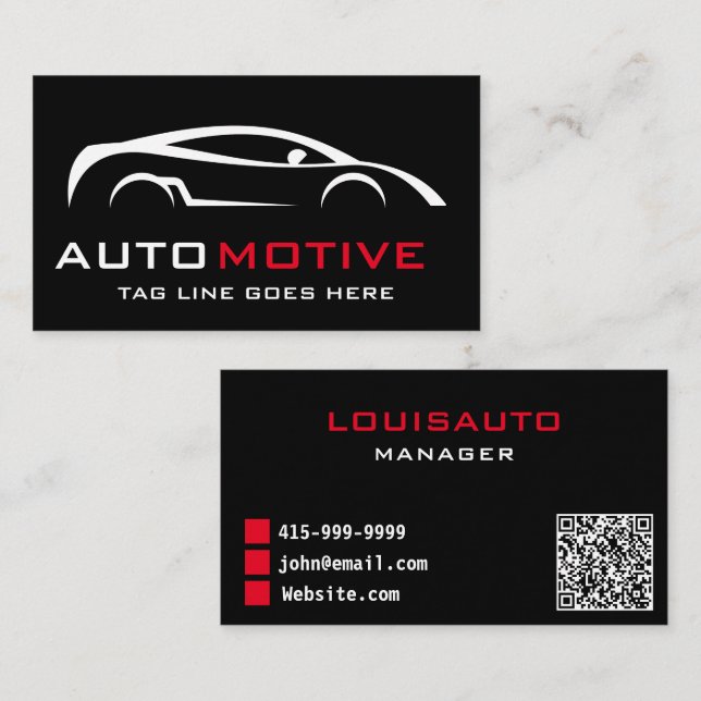 car service Business card (Front/Back)