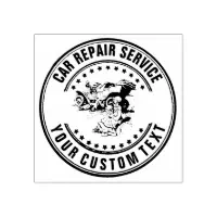 Car Service Repair Garage Owner Vintage Car Custom Rubber Stamp