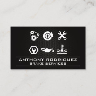 Car Services Icons   Auto Business Card