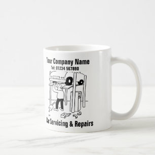 Car Servicing & Repairs Cartoon Coffee Mug