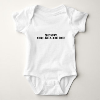 Car Show Baby Bodysuit
