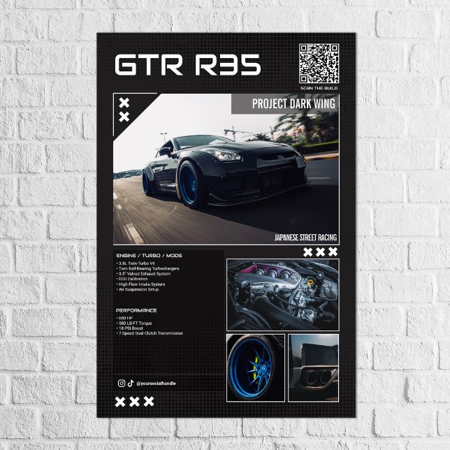 Car Show display Board Fully Custom Poster (Creator Uploaded)