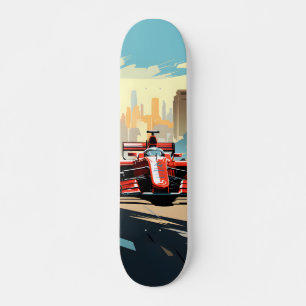Car Skater Formula 1 On The Road Skateboard
